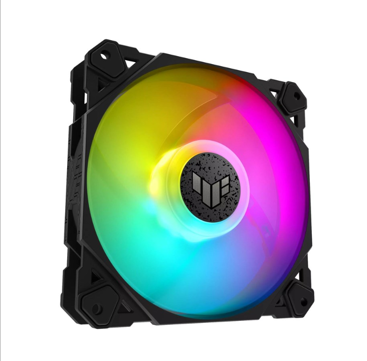 ASUS TUF GAMING TF120 ARGB 3IN1 - Chassis fan - 120mm - Black with RGB LED - 29 dBA