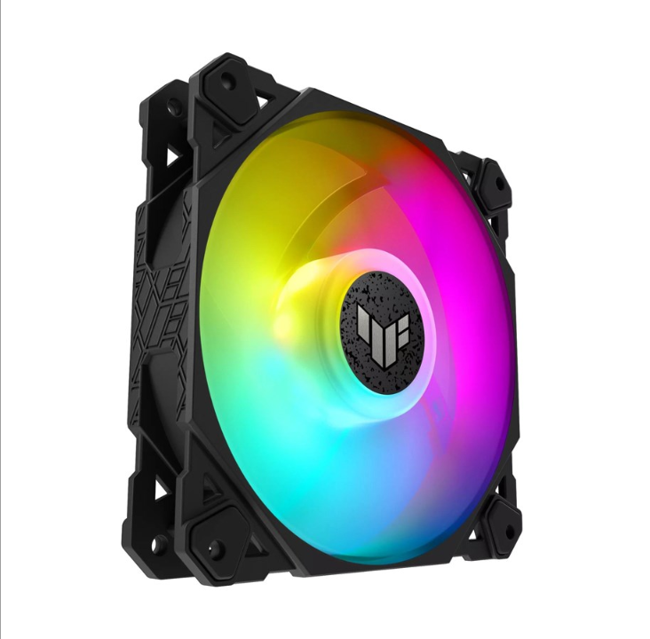 ASUS TUF GAMING TF120 ARGB 3IN1 - Chassis fan - 120mm - Black with RGB LED - 29 dBA