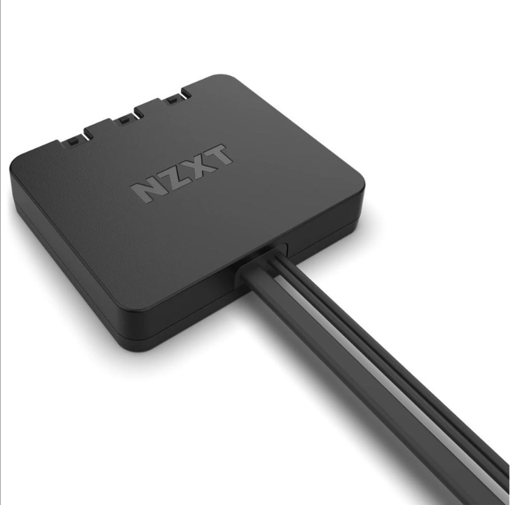 NZXT F120 RGB 3-pack & RGB Controller - Black - Chassis fan - 120mm - Black with RGB LED - 28 dBA