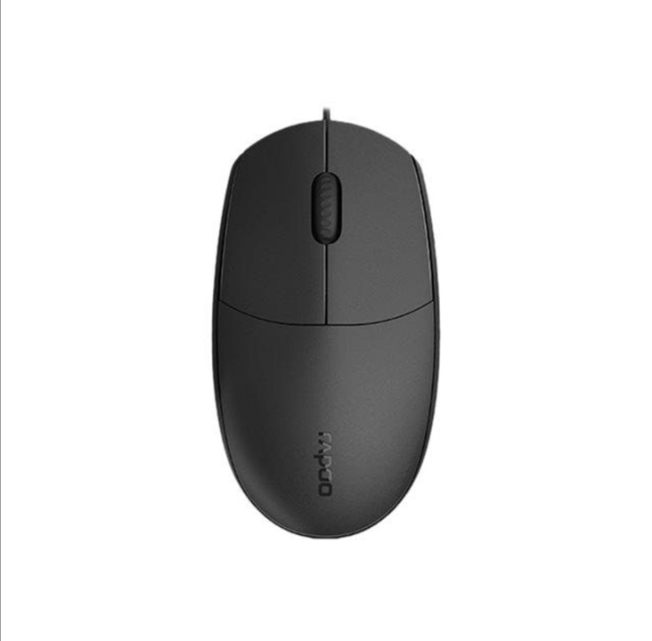 RAPOO N100 - Mouse - Optic - Black