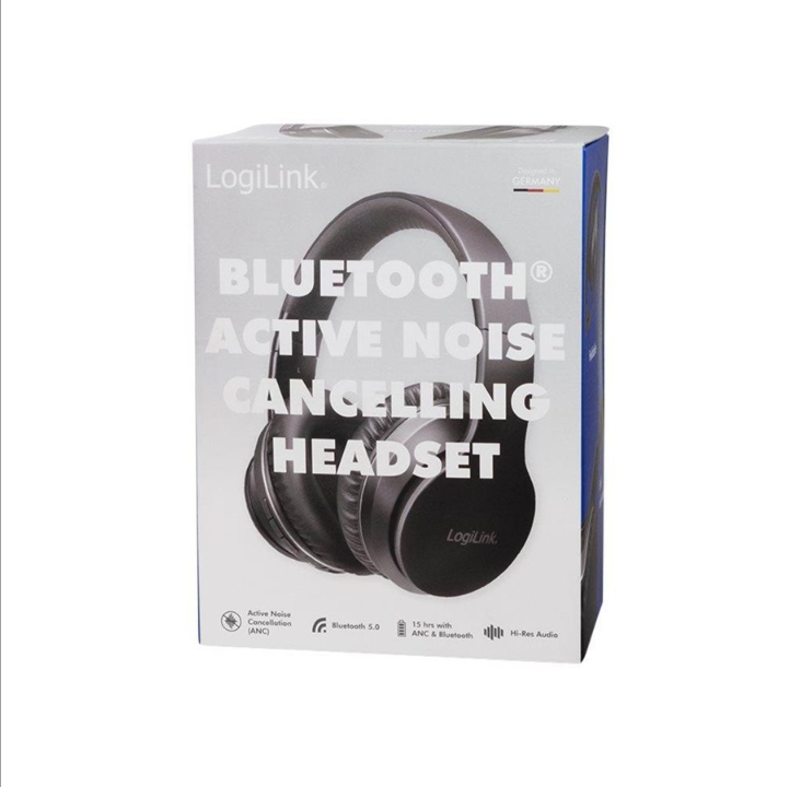 LogiLink Bluetooth Active-Noise-Cancelling-Headset