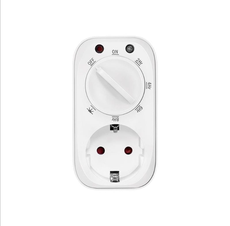 مفتاح الوقت الميكانيكي LogiLink مع مستشعر الغسق