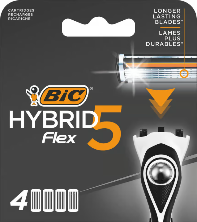 BIC Razor blades Hybrid 5 Flex 4 pcs