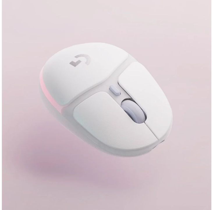 Logitech G705 Wireless mouse - Aurora collection - Gaming mouse - Optic - 6 buttons - White with RGB light