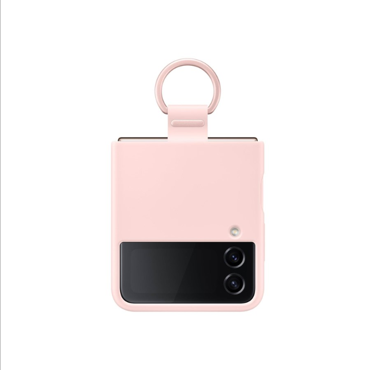 Samsung Silicone Cover with Ring - Pink