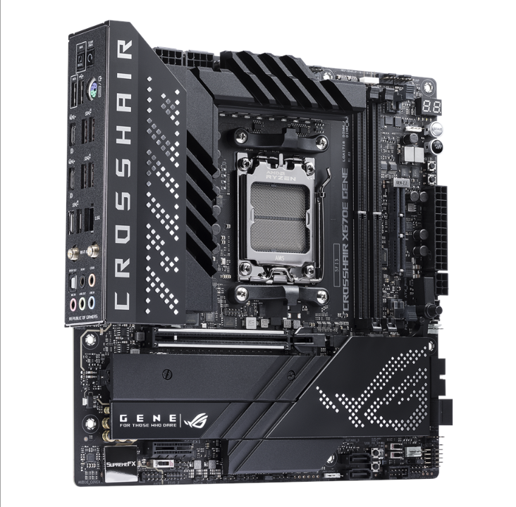 ASUS ROG CROSSHAIR X670E GENE Motherboard - AMD X670 - AMD AM5 socket - DDR5 RAM - Micro-ATX
