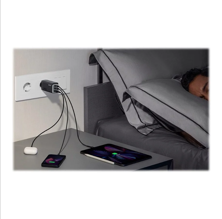 Anker power adapter - USB Type A 2 x USB-C - 120 Watt