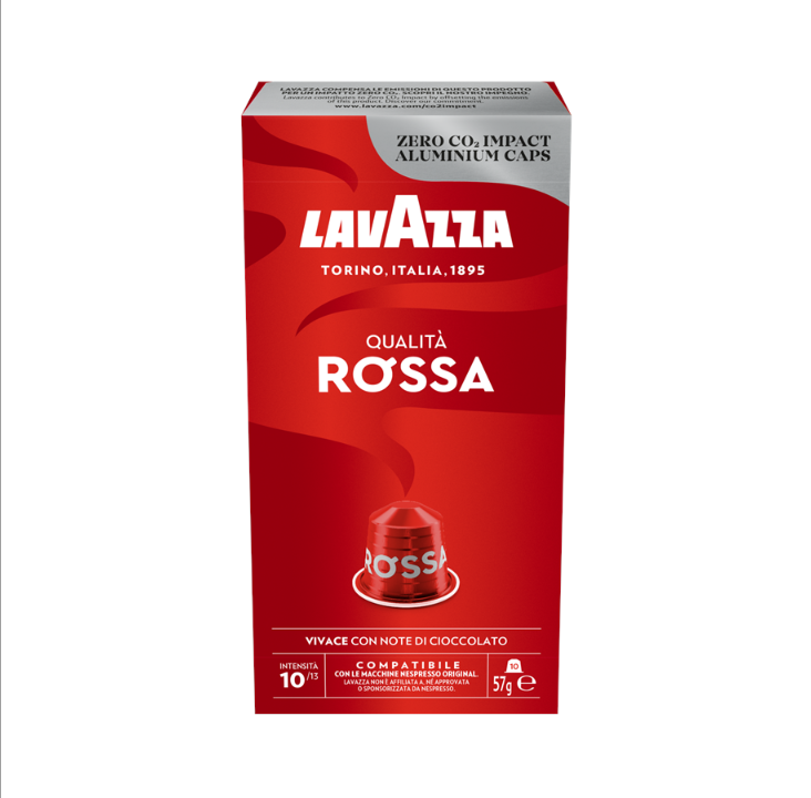 Lavazza Rossa Aluminum caps - 10 pcs