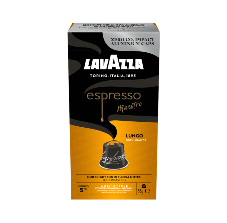 Lavazza Espresso Lungo aluminum caps - 10 pcs