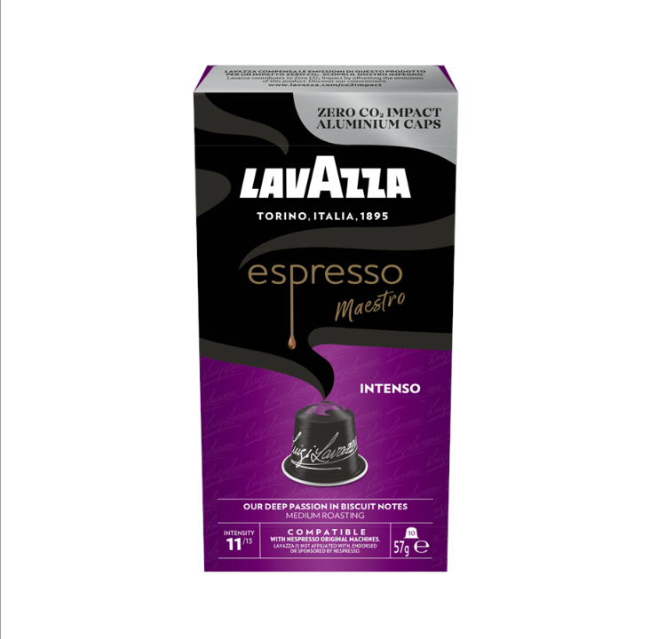 Lavazza Espresso Intensio aluminum caps - 10 pcs