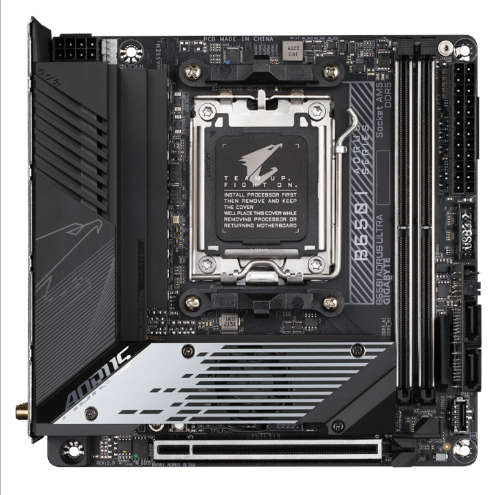 GIGABYTE B650I AORUS ULTRA Motherboard - AMD B650 - AMD AM5 socket - DDR5 RAM - Mini-ITX