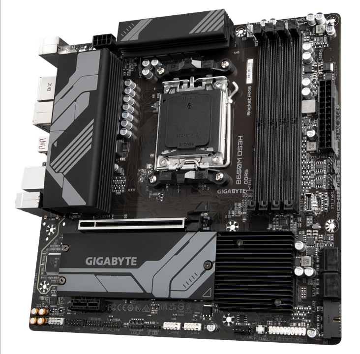 GIGABYTE B650M DS3H Motherboard - AMD B650 - AMD AM5 socket - DDR5 RAM - Micro-ATX