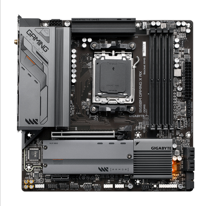GIGABYTE B650M GAMING X AX Motherboard - AMD B650 - AMD AM5 socket - DDR5 RAM - Micro-ATX