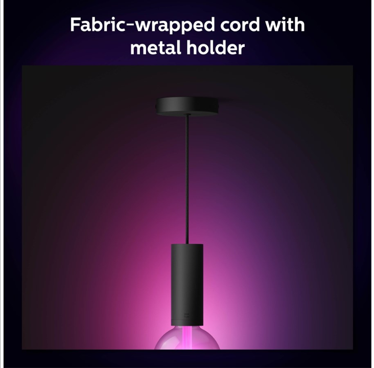 Philips Hue Lightguide Cord E27 Black