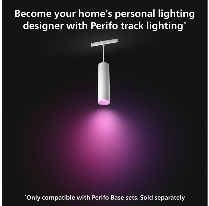 Philips Hue Perifo Ceiling Pendant Cylinder Lamp - White