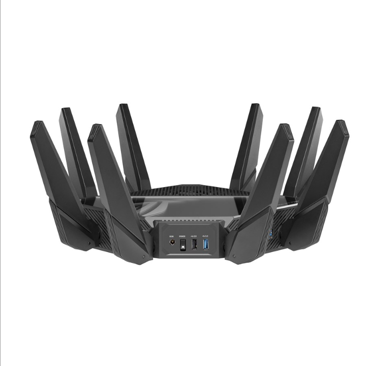 ASUS ROG Rapture GT-AXE16000 quad-band - Wireless router 802.11a/b/g/n/ac/ax (Wi-Fi 6E)