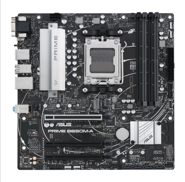 ASUS PRIME B650M-A Motherboard - AMD B650 - AMD AM5 socket - DDR5 RAM - Micro-ATX