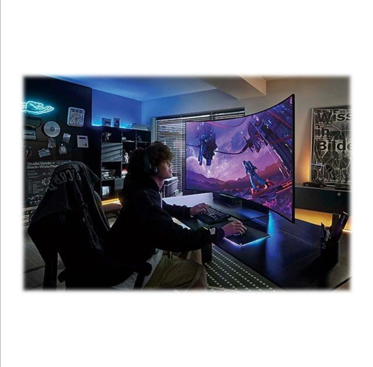 55" Samsung Odyssey Ark G9 - 3840x2160 (4k / UHD) - 165Hz - VA (With Quantum Mini-LED) - HDMI 2.1 - Curved - 1 ms - Screen