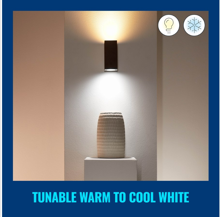 مصباح حائط WiZ Up&Down - أسود