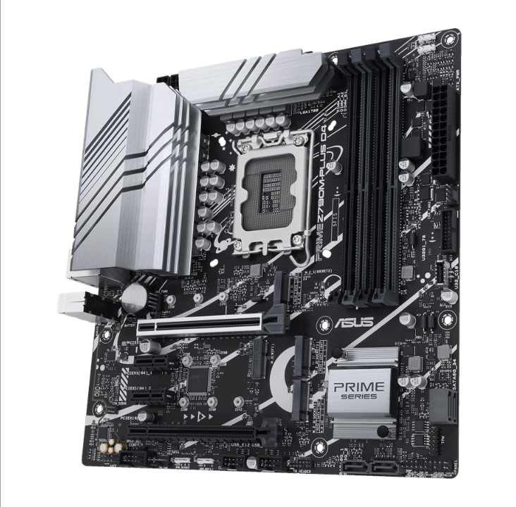 ASUS PRIME Z790M-PLUS D4 Motherboard - Intel Z790 - Intel LGA1700 socket - DDR4 RAM - Micro-ATX