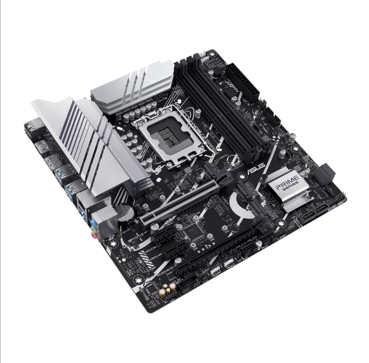 ASUS PRIME Z790M-PLUS D4 Motherboard - Intel Z790 - Intel LGA1700 socket - DDR4 RAM - Micro-ATX