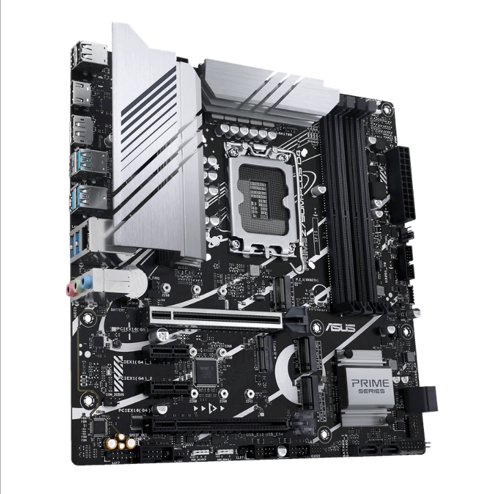 ASUS PRIME Z790M-PLUS D4 Motherboard - Intel Z790 - Intel LGA1700 socket - DDR4 RAM - Micro-ATX