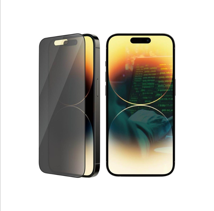 PanzerGlass Privacy Screen Protector Apple iPhone 14 Pro | Ultra-Wide Fit w. EasyAligner