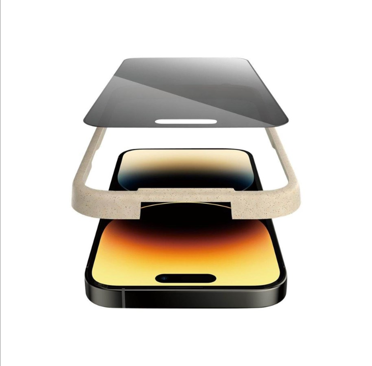 PanzerGlass Privacy Screen Protector Apple iPhone 14 Pro | Ultra-Wide Fit w. EasyAligner