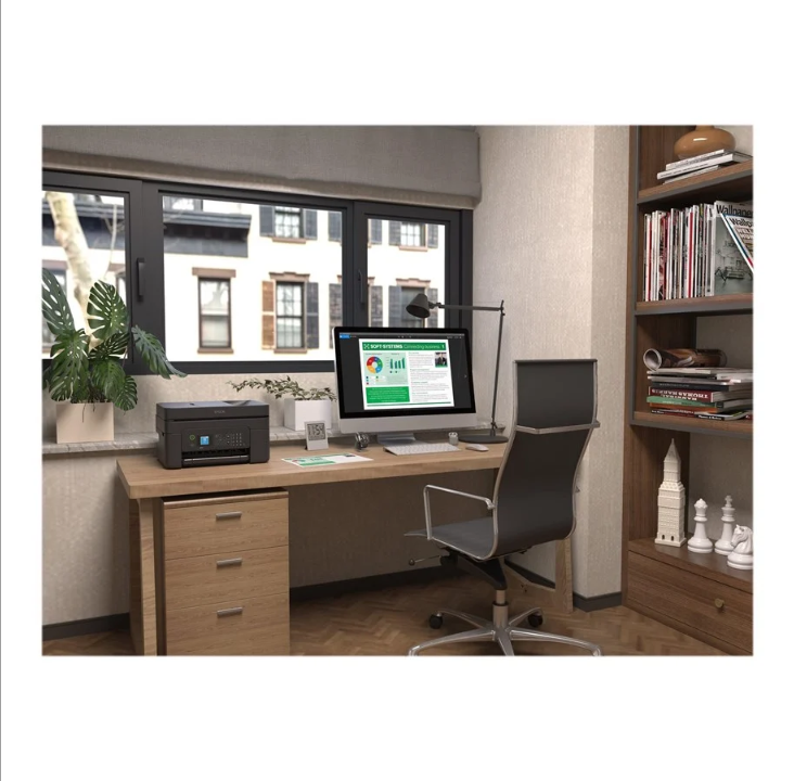 Epson WorkForce WF-2930DWF 多功能喷墨打印机带传真 - 彩色 - 墨水