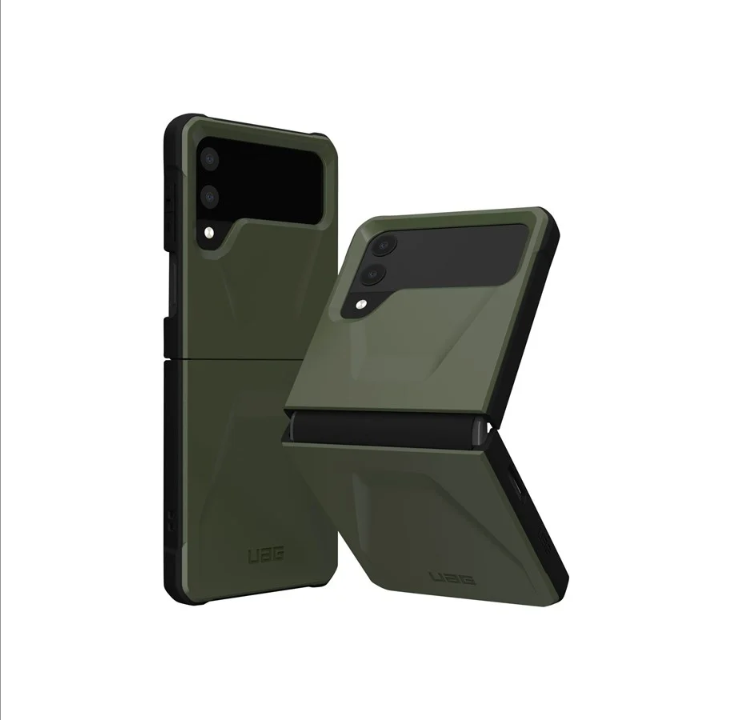 UAG Rugged Case for Samsung Galaxy Z Flip 4 (2022) - Civilian Olive