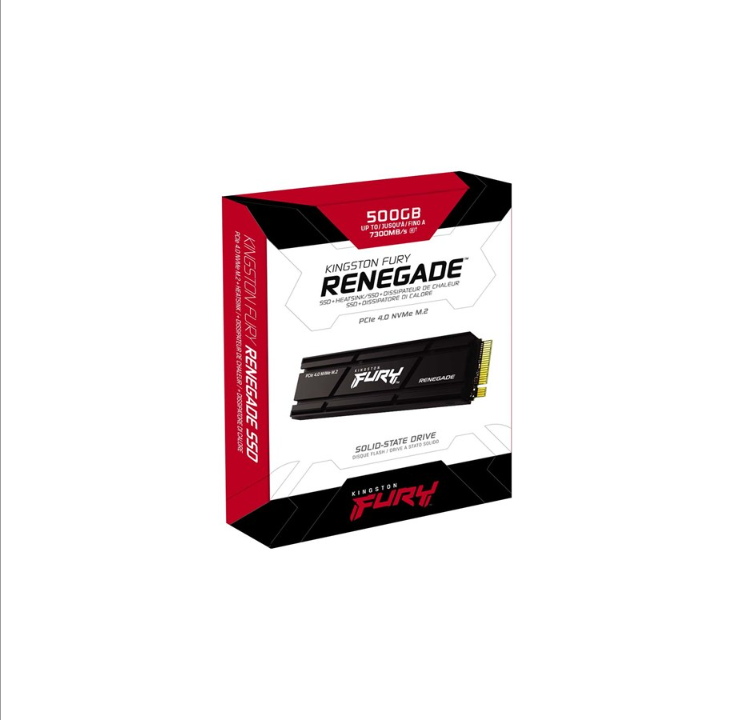 Kingston FURY Renegade SSD - 2TB - With heat spreader - M.2 2280 - PCIe 4.0