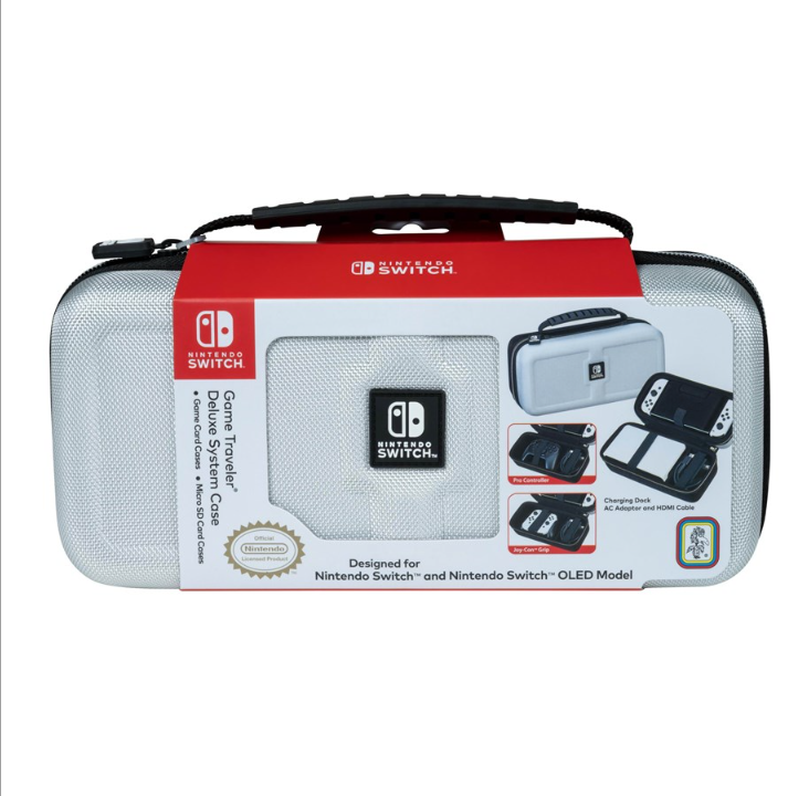 BigBen Interactive Official Traveler Deluxe System Case - White (Nintendo Switch) - Accessories for game console - Nintendo Switch