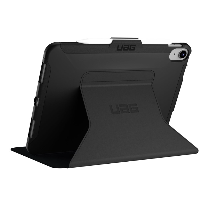 UAG 坚固保护壳适用于 iPad 10.9(第 10 代 2022 年)- Scout Folio 黑色