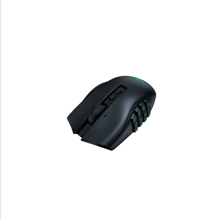 Razer Naga V2 Pro - 无线 MMO 游戏鼠标 - 游戏鼠标 - 光学 - 19 个按钮 - 黑色