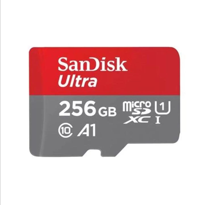 بطاقة SanDisk Ultra microSD/SD - بسرعة 150 ميجابايت/ثانية - 256 جيجابايت
