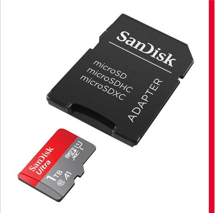 闪迪至尊 microSD/SD - 150MB/秒 - 1TB