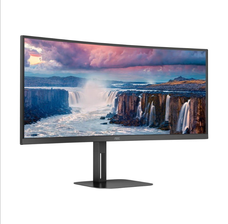 34" AOC CU34V5C/BK - 3440x1440 - 100Hz - VA - 65W USB 集线器 - 4 ms - 屏幕