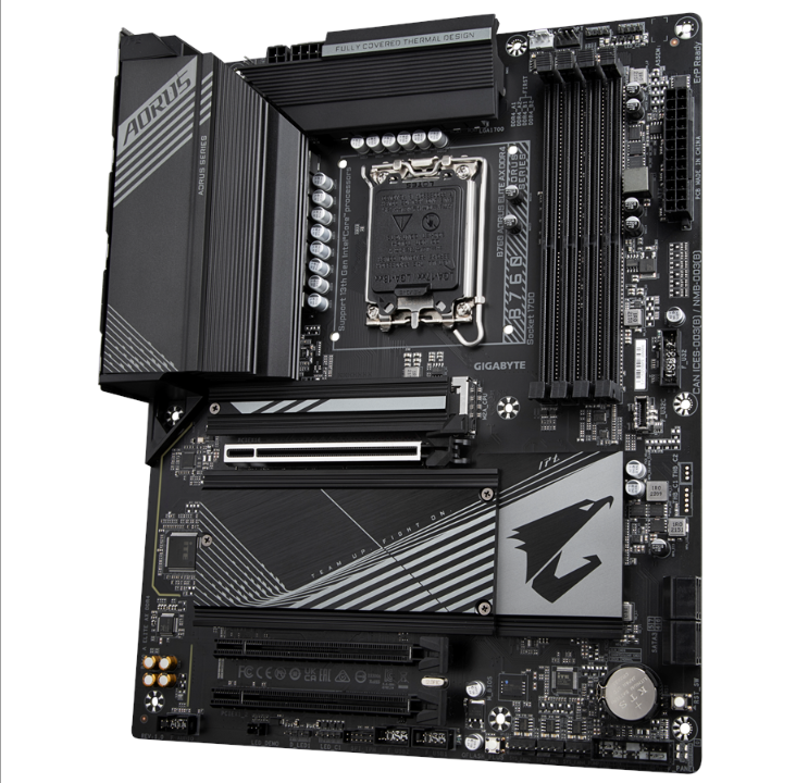 اللوحة الأم GIGABYTE B760 AORUS ELITE AX DDR4 - Intel B760 - مقبس Intel LGA1700 - ذاكرة الوصول العشوائي DDR4 - ATX