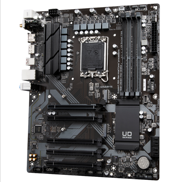 GIGABYTE B760 DS3H AX DDR4 Motherboard - Intel B760 - Intel LGA1700 socket - DDR4 RAM - ATX