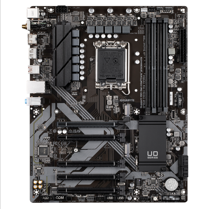 GIGABYTE B760 DS3H AX DDR4 Motherboard - Intel B760 - Intel LGA1700 socket - DDR4 RAM - ATX