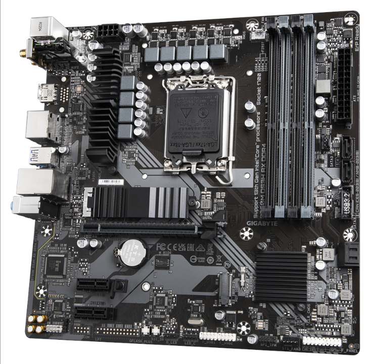 GIGABYTE B760M DS3H AX DDR4 Motherboard - Intel B760 - Intel LGA1700 socket - DDR4 RAM - Micro-ATX