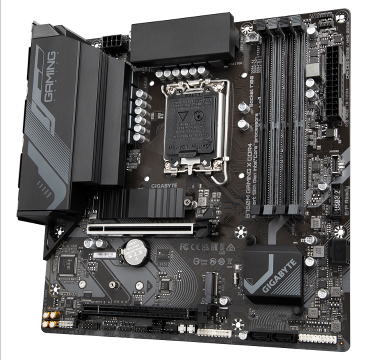 GIGABYTE B760M GAMING X DDR4 Motherboard - Intel B760 - Intel LGA1700 socket - DDR4 RAM - Micro-ATX