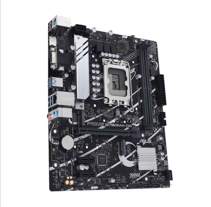 ASUS PRIME B760M-K D4 Motherboard - Intel B760 - Intel LGA1700 socket - DDR4 RAM - Micro-ATX