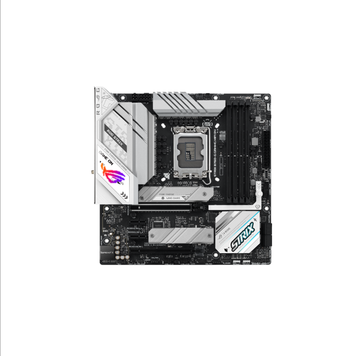 ASUS ROG STRIX B760-G GAMING WIFI D4 Motherboard - Intel B760 - Intel LGA1700 socket - DDR4 RAM - Micro-ATX