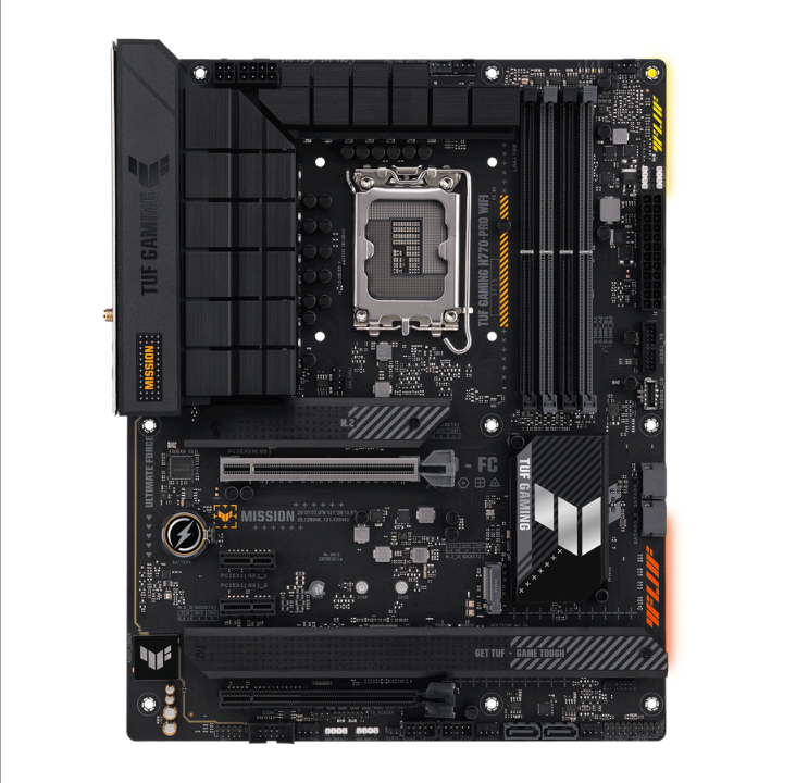 ASUS TUF GAMING H770-PRO WIFI Motherboard - Intel H770 - Intel LGA1700 socket - DDR5 RAM - ATX