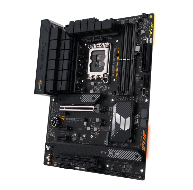 ASUS TUF GAMING H770-PRO WIFI Motherboard - Intel H770 - Intel LGA1700 socket - DDR5 RAM - ATX