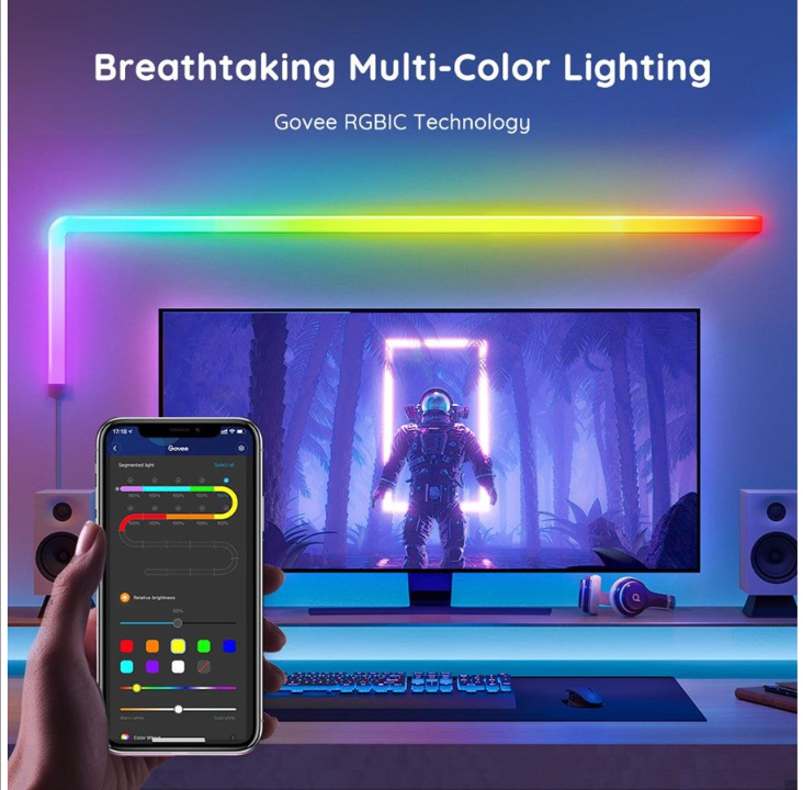 Govee Glide RGBIC 壁灯 (6+1)