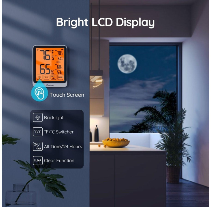 Govee Bluetooth Thermometer Hygrometer with Screen