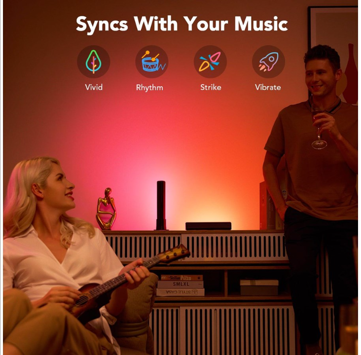 Govee RGBICWW WiFi + Bluetooth Flow Plus Light Bars