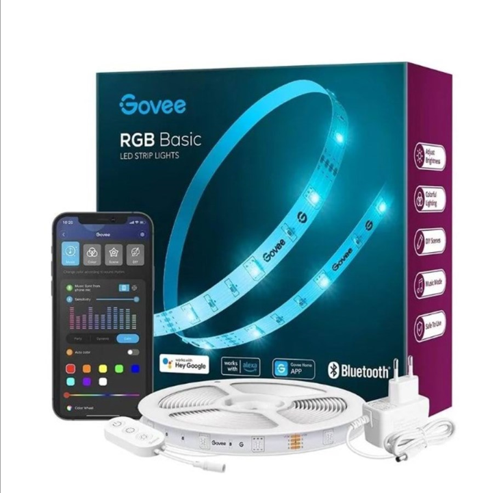 Govee RGB 智能 Wi-Fi + 蓝牙 LED 灯条